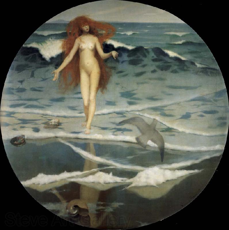 William Stott of Oldham The Birth of Venus Norge oil painting art